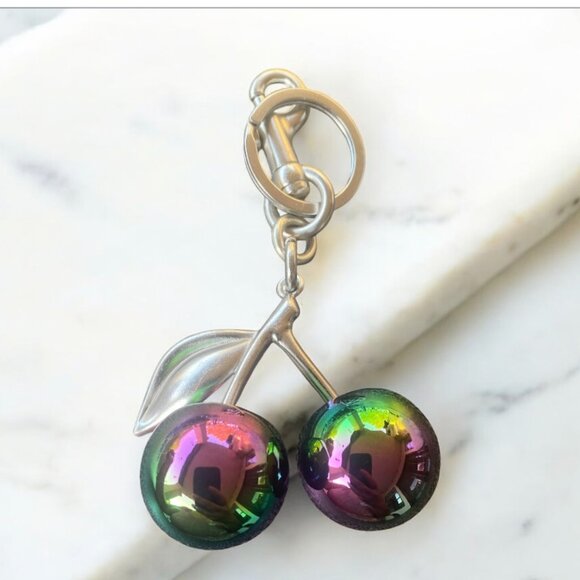Sparkly Cherry Bag Charm - NWT - Picture 8 of 8